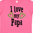 thumbnail image 4 of Inktastic I Love My Papa Hearts Boys or Girls Toddler T-Shirt, 4 of 5