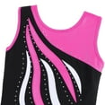 thumbnail image 3 of Girls Gymnastics Leotard Embroidery Pink Ballet Dance Clothes, 3 of 6