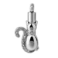 thumbnail image 3 of Colgante de cremación Zulema soporte de perfume de Ceniza de gato de imitación de cristal de acero inoxidable 316L, 3 of 6