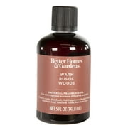 Better Homes & Gardens Universal Fragrance Oil, Warm Rustic Woods, 5 fl oz, for use with Fragrance Oil Diffusers, Fragrance Warmers, Potpourri, and Wicking Fragrance Diffusers