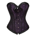 thumbnail image 1 of Top moldeador de cuerpo con estampado retro, top de tubo que moldea la cintura abdominal, corsé Palace Corset Europa y América, 1 of 5