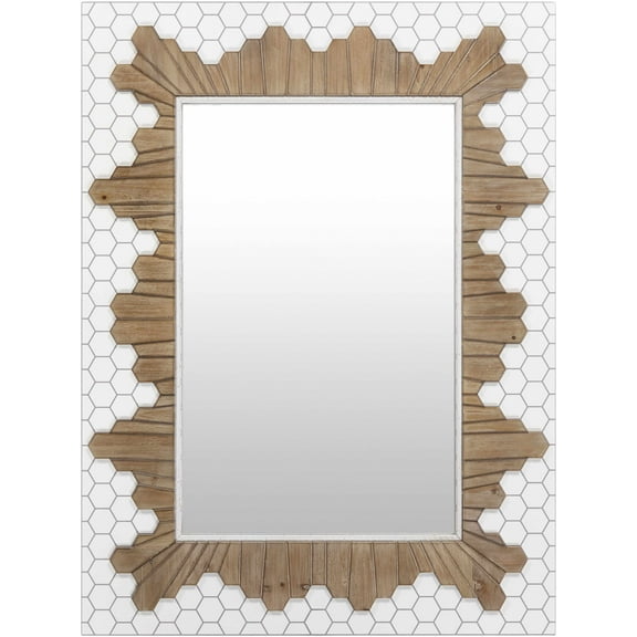 Hauteloom Garner Hanging Decorative Wall Mirror - Rectangle - 30" x 40" Mirror