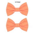 thumbnail image 1 of Dadaria Barrettes for Girls 1Pair Infant Baby Toddler Girls Solid BlingBling Bow Hair Clips Hair Accessories Orange ,Boys Girls, 1 of 1