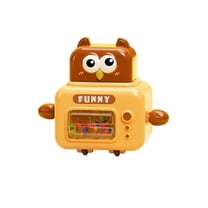 Meggemo Gift Animal-Print Press & Go Toy Car - Interactive Bead Features to Encourage Movement, Lightweight & Portable for Indoor & Outdoor Play