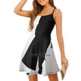thumbnail image 4 of Keith : Robe Dos Nu à Lacets, Col Carré, Design Mode, Grande Taille, Ample, 4 of 4