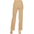 thumbnail image 3 of Women's Classic Straight-Leg Woven Dress Pants for Office and Work, 3 of 5