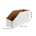 thumbnail image 2 of IFANLANDOR 4 Pcs Boîtes à Dossiers en Carton pour Rangement à la Maison Conception Multicouche Organisation en Papier de Couleur Blanche, 2 of 7