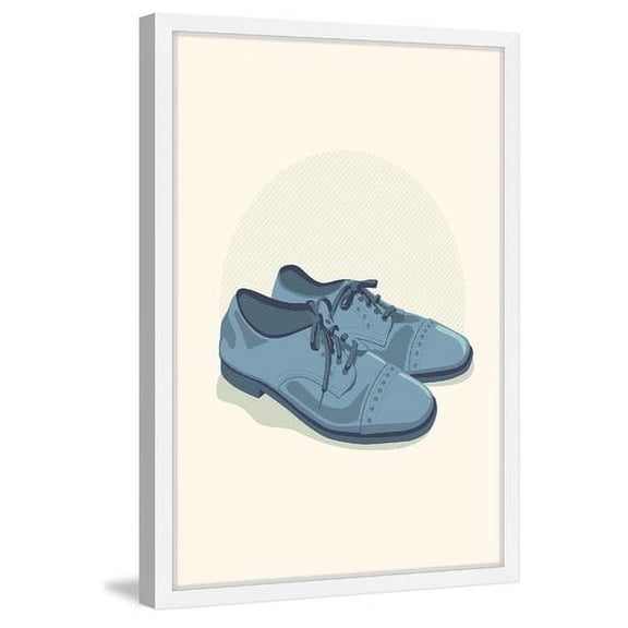 "Blue Suede" Framed Painting Print