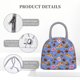 thumbnail image 4 of Balery Fastfoods Bolsa de Almuerzo para Mujeres, Caja de Almuerzo, Bolsa de Almuerzo Pequeña Impermeable, Tote de Almuerzo Reutilizable con Gran Capacidad, 4 of 6