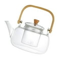 thumbnail image 4 of High Borosilicate Glass Teapot Clear Kung Fu loose leaf teapot Tea with Strainer Stovetop Safe, 4 of 9