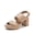NUDE, variant on Women's Comfort Chunky Heel Sandals – Platform Block Heels with Adjustable Buckle, Stylish & Comfortable for Daily Wear, Work, & Party Events