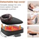 thumbnail image 2 of Foot Warmer With Massage, Vibration And Heating Cushion For Cozy Feet With 5 Modes Massage And 2 Heating Therapy, Heated Electric Massage Cushion For, 2 of 5