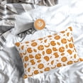 thumbnail image 3 of Salouo Yellow Biscuit Pattern Pillow Cases,1PC Pillow Covers with Envelope Closure Decorative Pillow Case for Bed Couch,Pillows Not Included-14"x20", 3 of 6