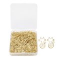 thumbnail image 2 of Clip de Papier Mignon, Clip de Papier en Forme de Chat d'Or 150Pcs Polyvalent pour l'École pour la Classification de Fichier, 2 of 8