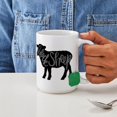 thumbnail image 4 of CafePress - Black Sheep - 15 oz Ceramic Large White Novelty Mug, 4 of 6