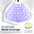 thumbnail image 4 of Lámpara LED UV para uñas JODSONE Professional Cure Auto Sensor, 4 of 8