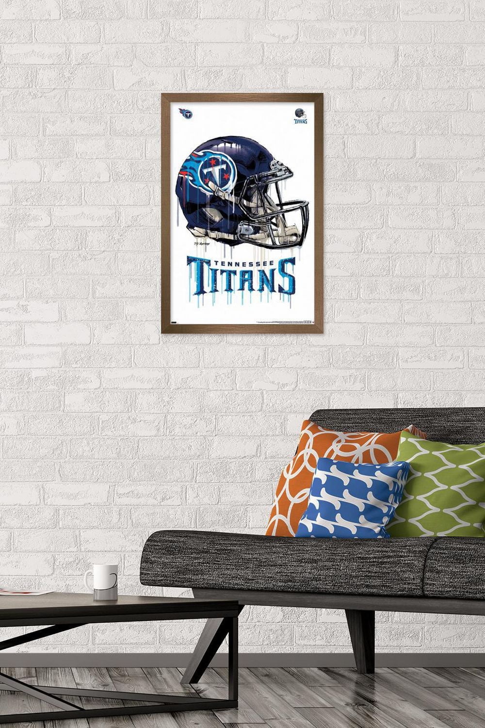 NFL Tennessee Titans - Drip Helmet 20 Wall Poster, 22.375" x 34"