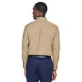 thumbnail image 3 of Harriton Men's Easy Blend™ Long-Sleeve Twill&nbsp;Shirt with&nbsp;Stain-Release - M500, 3 of 4