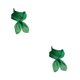 thumbnail image 3 of Minnieouse Bufanda de gasa Estilo coreano Chica Ornamento Pañuelo pequeño Diseño delgado Pañuelo de mujer para el trabajo Casa Viajes Compras Verde Verde 2piezas Minnieouse CBP381166, 3 of 6