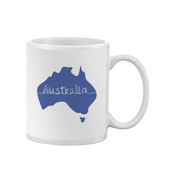 Australia Ecg Over Country Mug - Image by Shutterstock,