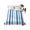 Blue, variant on Geometric Stripe Twim XL Size Flat Sheet, Wrinkleproof & Fadeproof Cooling Flat Bed Sheet Only, Ombre Farmhouse Blue Vertical Striped Breathable Soft Bedding Top Sheets 66 x 102 Inches