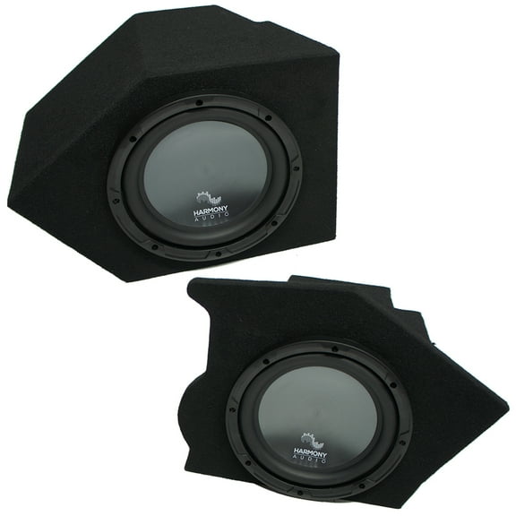 1993-2002 Chevy Camaro Coupe Rear Pocket Harmony R104 Dual 10" Sub Box Enclosure