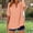 A85 Orange, variant on Xdegoge Cotton Linen Striped Shirts for Women V Neck Short Sleeve Button Front Henley Tops High Low Hem Flowy Tunic Blouse Relaxed Fit Breathable Casual Work Office Summer Tees