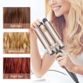 thumbnail image 4 of Rizadora para cabello ondas de sirena Genérica Triple Barril, 4 of 5