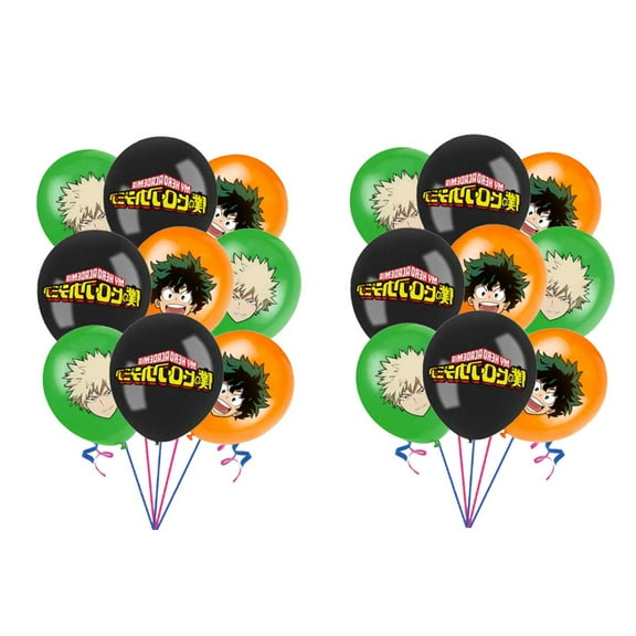 My Hero Academia Balloons Party Supplies Birthday Favors Decorations Decor Kit Latex