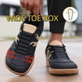 thumbnail image 5 of Men's Wide Toe Casual Sneakers Lightweight Breathable Lace-Up Athletic Walking Shoes for Running Hiking Daily Wear and Outdoor Activities, 5 of 9