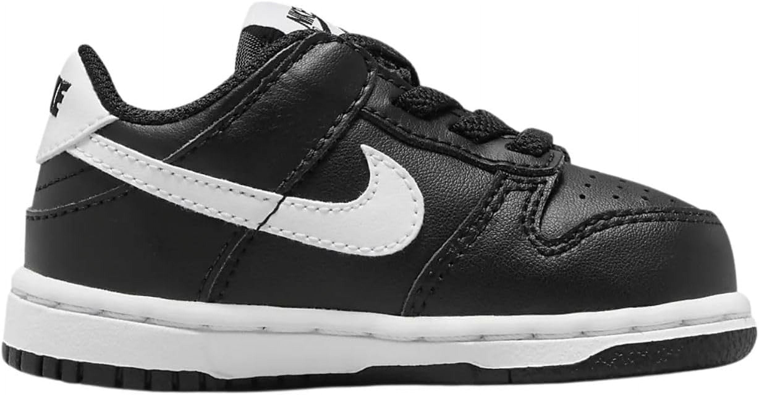Toddler's Nike Dunk Low Black/White-Black-White (FD1233 001) - 6