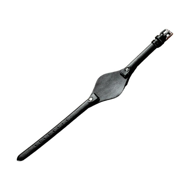 Correa de reloj de cuero Accesorios de reloj Correa de repuesto clásica Pulsera de reloj negro