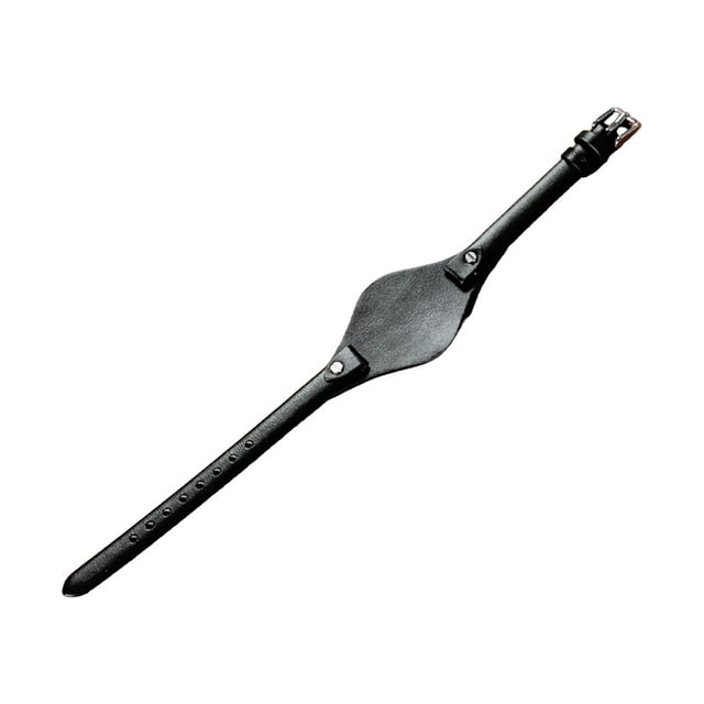 Correa de reloj de cuero, accesorios de repuesto para reloj, pulsera para niñas, clásico negro
