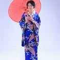 thumbnail image 5 of Kimono tradicional para damas, atuendo formal, fotografía de cosplay, disfraz de actuación de anime, yukata, 5 of 5