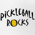 thumbnail image 2 of CafePress - Pickleball Rocks With Yellow Ball B - Trucker Hat - Polyester Foam Front and Nylon Mesh Weave Back, 2 of 8