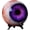 Purple, variant on Horror Monster Eye Statue – Realistic Resin Demon Figurine, Creepy Decor for Home, Desk, Shelf Display