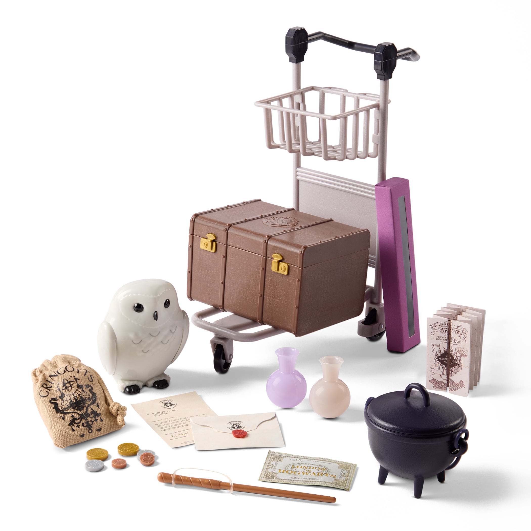 Harry Potter ™ Hogwarts Express ™ Wizard Accessories with Owl for 18-inch Dolls Toys Kids 5 Years +