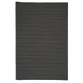 thumbnail image 2 of 2' x 4' Gray Rectangular Braided Area Throw Rug, 2 of 2