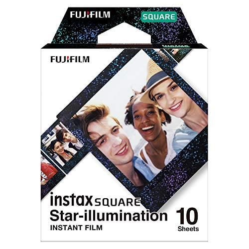 Fujifilm Instax Square Film, Star Illumination -10 Exposures