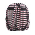 thumbnail image 2 of Clover Black and White Striped Heart Backpack, 2 of 2