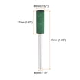 thumbnail image 2 of Uxcell 20pack Rubber Polishing Drill Bits, Rotary Buffing Bit with 6mm (7/32") Cylindrical Head, 3mm (1/8") Shank, Green, 2 of 7