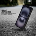 thumbnail image 3 of WIRESTER Shockproof Soft Rubber Cover Case for Apple iPhone 16 Plus 6.7" 2024, Colorful Sad Moon Happy Sun, 3 of 5