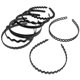 thumbnail image 4 of 8 diademas antideslizantes para mujer, con dientes, deportivas, de plástico., 4 of 7