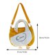thumbnail image 5 of Bolso informal para mujer con correa ajustable, bolso de viaje con dibujos animados de ganso (amarillo), 5 of 9