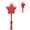 Red, variant on 3D Printed Tap to Pay Wand, Star Shaped Retractable Credit Card Holder for Contactless Payment