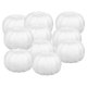 thumbnail image 4 of 10 calabazas de espuma blanca para decoración, adorno para pintar, regalo para niños, artificiales, falsas. 10 centímetros, 4 of 9