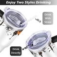 thumbnail image 5 of Happy Halloween Cup with Handle and Straws 40 OZ Vacuum Insulated Travel Mug Birthday Present for Men Dad Son Husband Gifts for Him/Her Coffee Mugs, 5 of 7