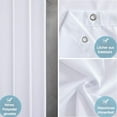 thumbnail image 4 of Cortina de ducha, extra larga, cortina de baño, textil antimoho para bañera, 4 of 5