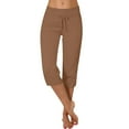 DBAIXID Capri Sweatpants for Women Casual Lightweight Capri Joggers