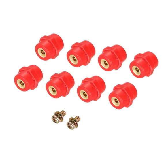 Insulator 8pcs SM16 High Strength Standoff Insulators with M4 Screw for Power Distribution Cabinet